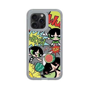 iPhone 15 Pro Max AirX 流變灰 - The Powerpuff Girls 飛天小女警 - 毛毛