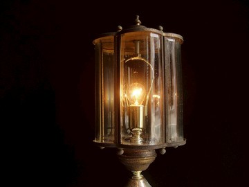 【老時光 OLD-TIME】早期二手台灣製玻璃桌燈