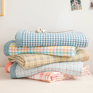 日式水洗棉棉花夏涼被被芯空調被春秋夏季雙人單人被子宿舍學生女