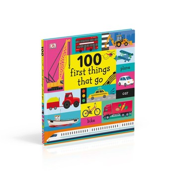DK 啟蒙厚紙板書：100種交通工具【DK 100 First Things that go】