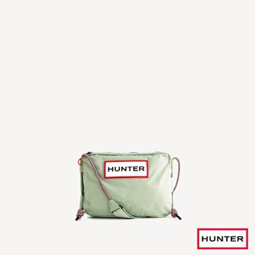 HUNTER - Travel輕量斜背包-果綠/麻花