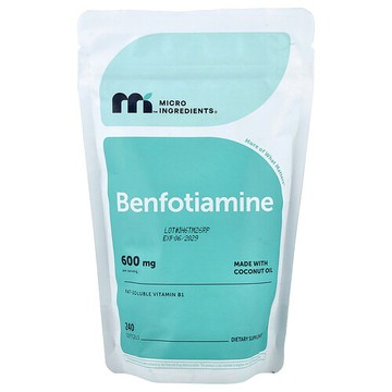 Micro Ingredients, 苯磷硫胺軟膠囊，240 粒（每粒 200 毫克）