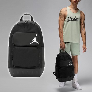 Nike 後背包 Jordan Essentials Backpack 黑 白 15吋 筆電包 雙肩包 背包 JD2433005AD-004