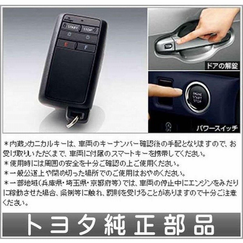 エスクァイア リモートスタート本体（*３・４参照） スマートキー一体 