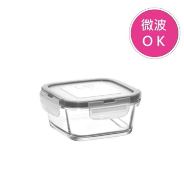 年末瘋殺5折｜土耳其LAV HORECA 玻璃保鮮盒-方形 / 375ml