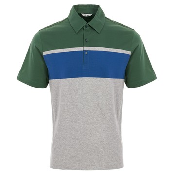 【官網限定 Outlet 零碼出清】絲光條紋POLO衫-鴨子綠/藍(男284020260)