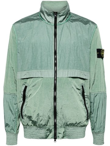 Stone Island - ECONYL® blouson jacket - men - Polyurethane/Polyamide - M - Green