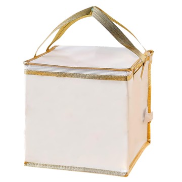 純禾商行 手提保冷袋 天織布+珍珠棉 寬30cm*長30cm*高27cm 適用於直接接觸食物  白金
