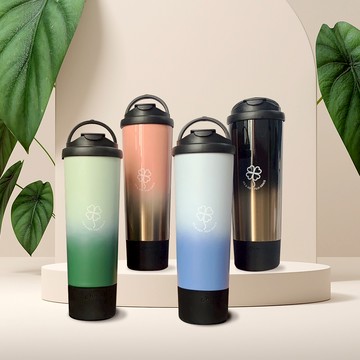 【FUJI-GRACE富士雅麗】陶瓷噴層霧隱煥瓷手提杯900ml 咖啡杯 飲料杯