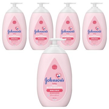 Johnson's 嬌生 溫和潤膚乳 0歲以上  500ml  5瓶