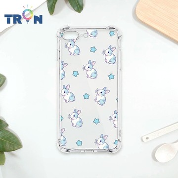 TRON IPhone 7/8 PLUS 手繪小兔子透明殼 四角防摔 軟殼 手機殼