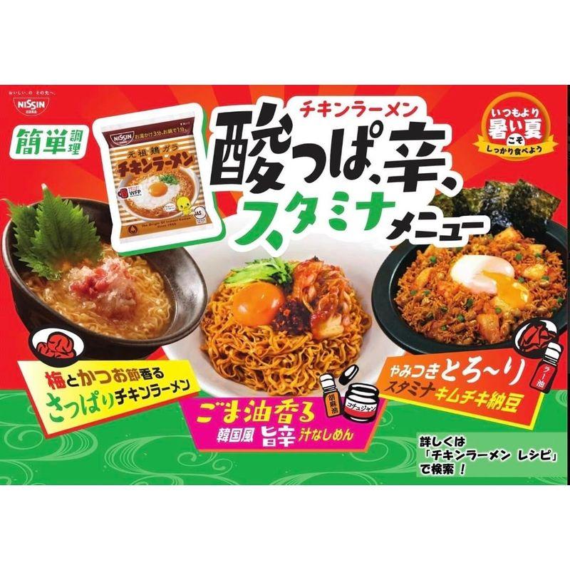 日清食品 チキンラーメン 5食入 (1食 約85g) 1袋   お徳用ミニラーメン20食入 (1食 約30g) チキン味 1袋セット   K