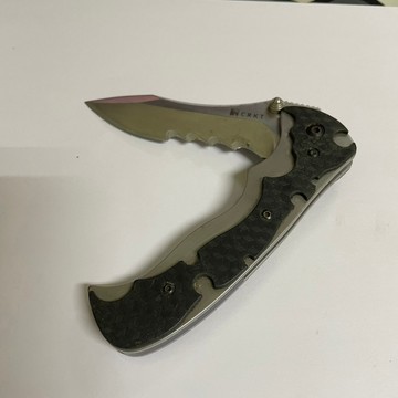 [沐沐屋] CRKT "My Tighe" 半彈折刀 / 白齒刃