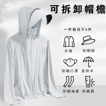防曬衣男女同款2025年防紫外線冰絲防曬服騎車輕薄款寬松透氣外套