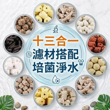 陸龜驛站｜綜合濾材包 魚缸濾材 水族魚缸 陶瓷環 生物球 培菌 活性碳 魚缸造景 水族造景 生物球 魚缸過濾器用 硝化菌