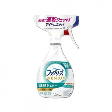 Febreze 日本布織品專用速乾型超細密消臭噴霧320ml/瓶-柔和陽光(白瓶)