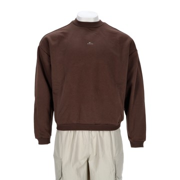 Nike Si Brsh Crew 男款 棕色 刷毛 寬鬆 大學T 長袖 IM5902-237