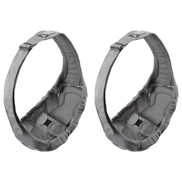 YODA 優的寶貝 橫抱式嬰兒背帶 適用於0到1歲 最大承重13公斤 符合人體工學設計 特殊材質支撐 淡雅灰 960g 2個  25 x 30.5 x 11 cm