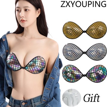 Zxyouping 新款 3CM 隱形乳頭罩無縫內衣矽膠餡餅女士文胸日常使用特殊場合