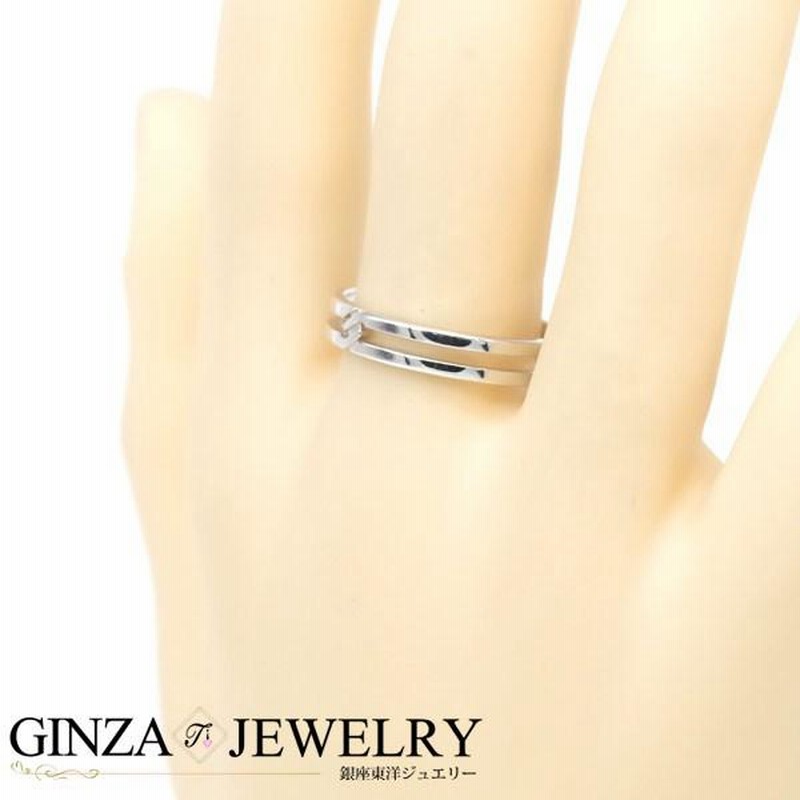 GUCCI グッチ K18WG ホワイトゴールド リング インフィニティリング  