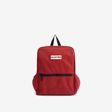 兒童經典後背包-磚紅色