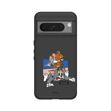 Pixel 8 Pro SolidSuit 黑 - 湯姆貓與傑利鼠 Tom and Jerry - 驚呆表情包