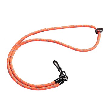 手機掛帶吊繩 斜掛款  8mm直徑  登山繩靈感設計  亮橙色  1條