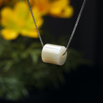 【萬事亨通】黃翡翡翠路路通項鍊 | 天然緬甸玉翡翠A貨 | 送禮