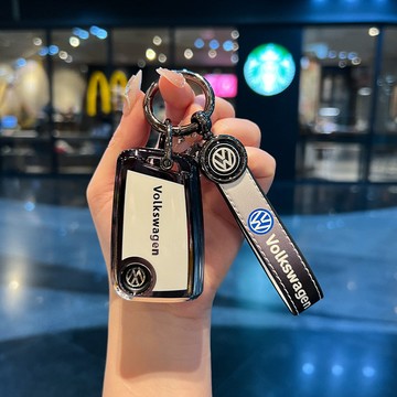 福斯 VW 漸變鑰匙套 Tiguan GOLF POLO T-Cross Touran 鑰匙圈 耐磨耐用 TPU 鑰匙殼