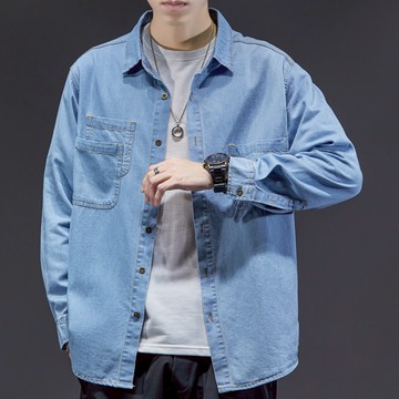 襯衫外套 長袖外套 春夏百搭 防風外套 男生衣服 日系韓版 休閒外套 工作裝DLL