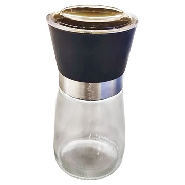 多用途胡椒研磨調味瓶  ABS、PP、玻璃材質  185克  100ml  1個