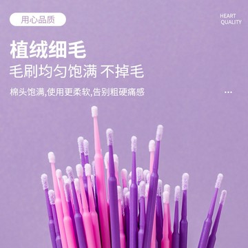 【TreeShop】GECOMO奈米化妝刷 迷你棉花棒 眼妝擦拭棉花棒