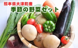 熊本県大津町産 季節の野菜セット(6～8種類) 《60日以内に順次出荷(土日祝除く)》 野菜 冷蔵 JA菊池 大津中央支所 とれたて市場