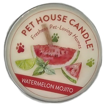 PET HOUSE 室內除臭寵物香氛蠟燭  西瓜莫希托  43g  1罐