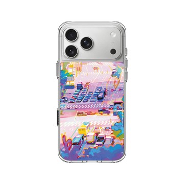 iPhone 17 Pro Max Clear Case（相機按鈕） 透明 - Jop Dong Sa Ni - 流動的霓城