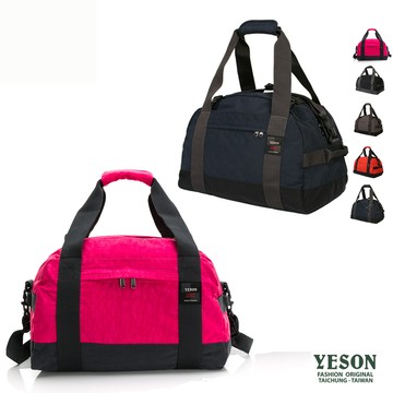YESON - 台灣精品雲彩尼龍布大容量手提斜背耐重旅行袋 - 多色可選