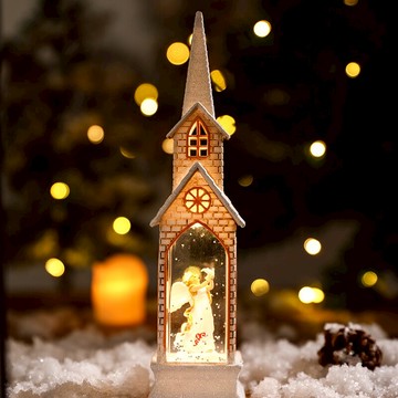 圣誕節小夜燈KTV酒吧商場櫥窗桌面裝飾擺件小油燈風燈小禮品道具