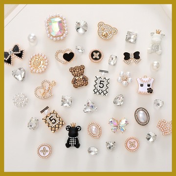 （黏好鞋扣款）洞洞鞋珍珠配件 洞洞鞋配件 洞洞鞋鞋扣 洞洞鞋扣 洞洞鞋裝飾 洞洞鞋配飾 立體鞋扣 韓國鞋扣 小飾品 飾品