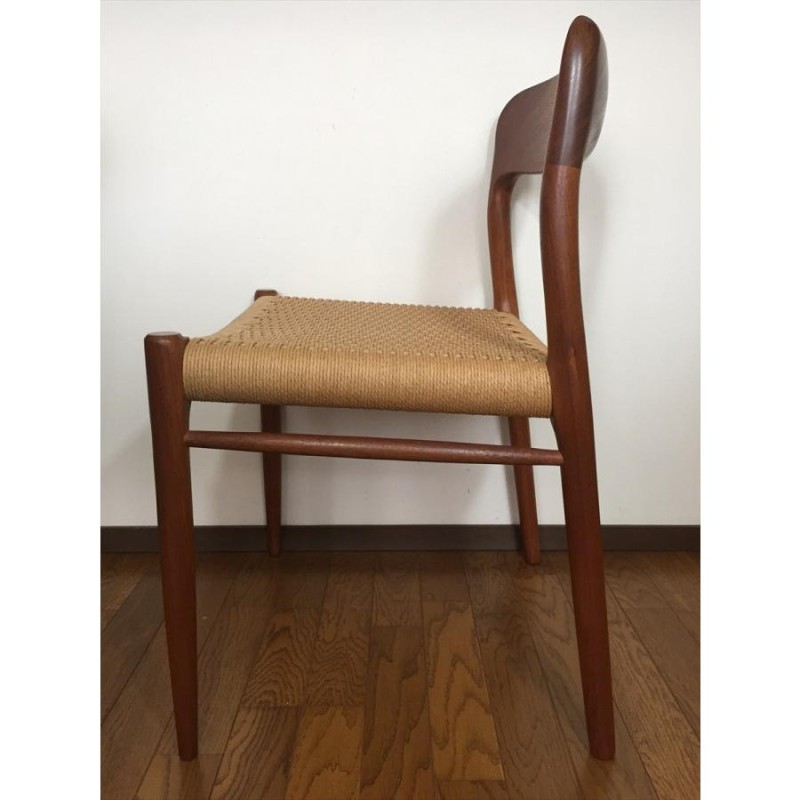 デンマーク　J.L Moller No.75 ダイニングチェア　チーク② J.L.Moller Model No.75 Chair Teak / J.L.モラー ニールス・O