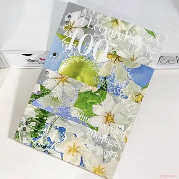桃園出貨✨新款薄脆本A4高顏值小清新風筆記本學生治癒考研辦公練習本考研本