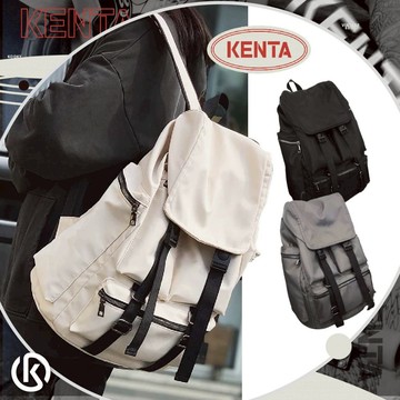 🌾健太選物🌾尼龍翻蓋多層後背包 露營包 旅行包 電腦包 大容量多夾層 男生後背包 通勤出國