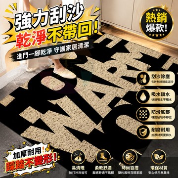 高級感絲圈入戶門墊 家用玄關腳墊 大門口防滑地毯 刮泥除塵耐髒地墊 室外門墊 絲圈地墊 防滑墊 除塵墊 刮泥墊 家用地毯