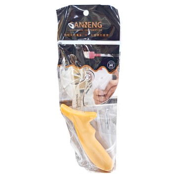 SaNNeNg 三能 披薩輪刀  圓徑100 x 232mm  黃色 + 銀色  1個