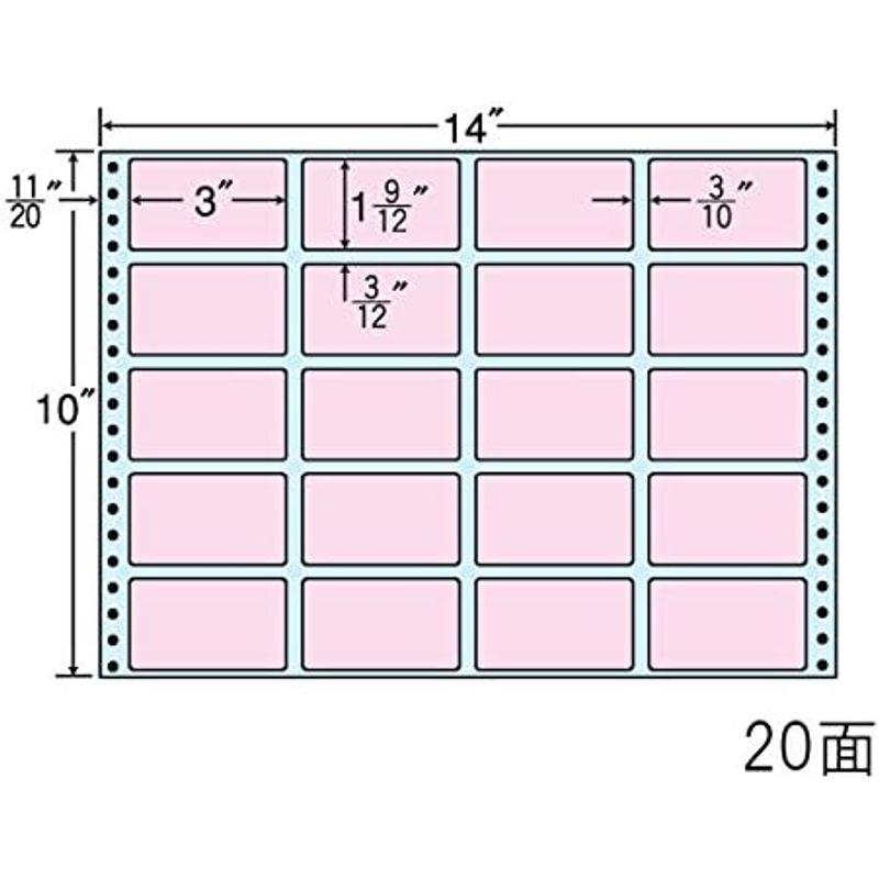 東洋印刷 タックフォームラベル 14インチ ×10インチ 20面付(1ケース500