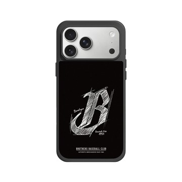 iPhone 17 Pro Max SolidX 黑 - 職棒-中信兄弟 Brothers - 素描LOGO