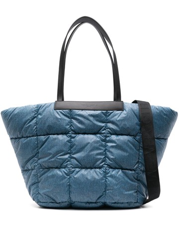 VeeCollective - medium Porter Max tote bag - women - Artificial Leather/Recycled Nylon - M - Blue