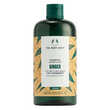THE BODY SHOP 美體小舖 薑根鏗活調理洗髮精 400ml 天然植萃 強韌髮根 溫和潔淨 舒緩頭皮乾癢  1瓶