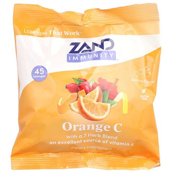 Zand, 機體抵抗，橙 C，天然，45 含片