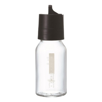 HARIO 好璃奧 簡約按壓式黑色調味罐  120ml  1個