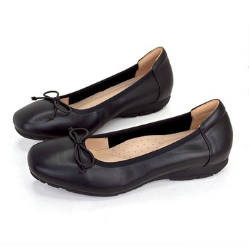 Sheri 法式甜美平底真皮芭蕾娃娃鞋